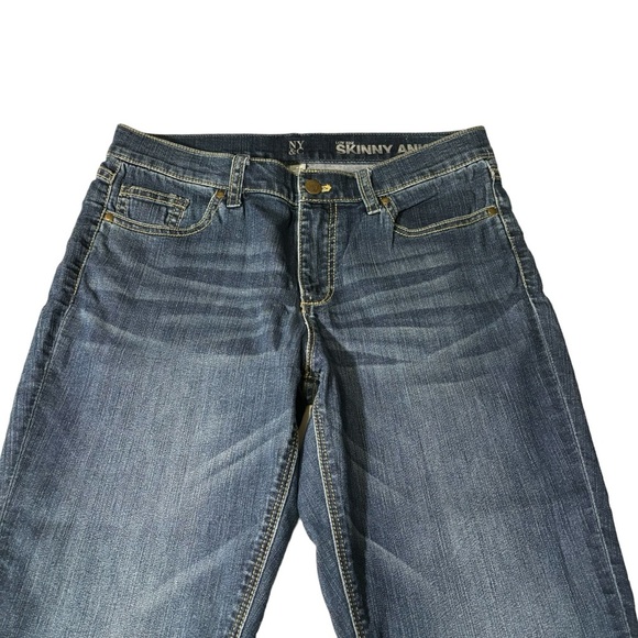 New York & Company Denim Jeans Low Rise Skinny Ankle Stretch Women's Size 8 - Picture 3 of 12